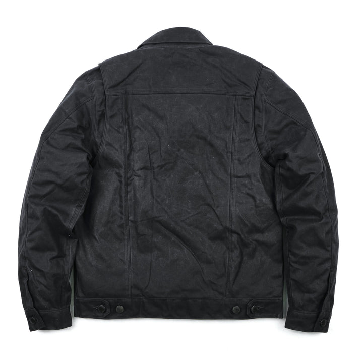 Freenote Cloth Riders Jacket Waxed Canvas - Black