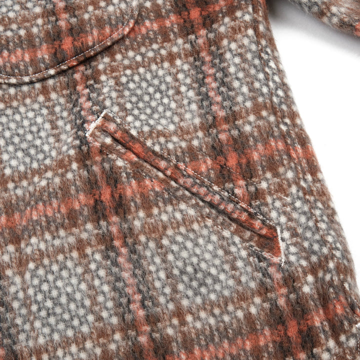 Freenote Cloth Mendon Hexagon Dobby Wool Plaid