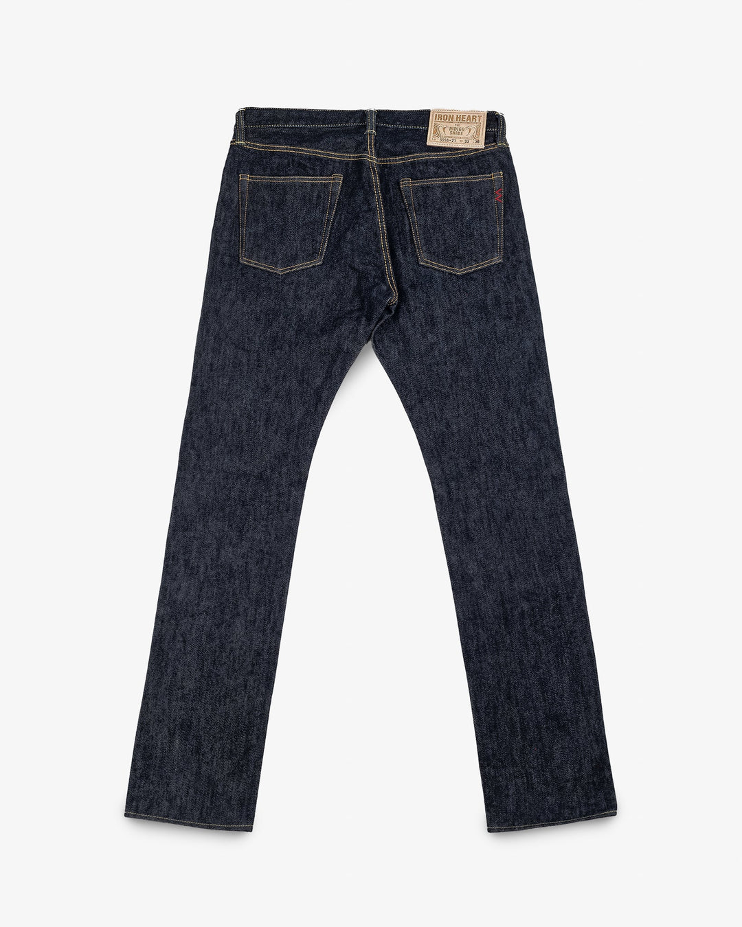 Iron Heart 555S 21oz Selvedge Denim Slim Cut Jeans - Indigo