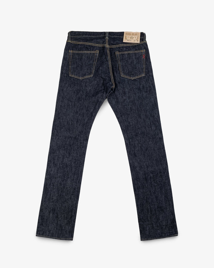 Iron Heart 555S 21oz Selvedge Denim Slim Cut Jeans - Indigo