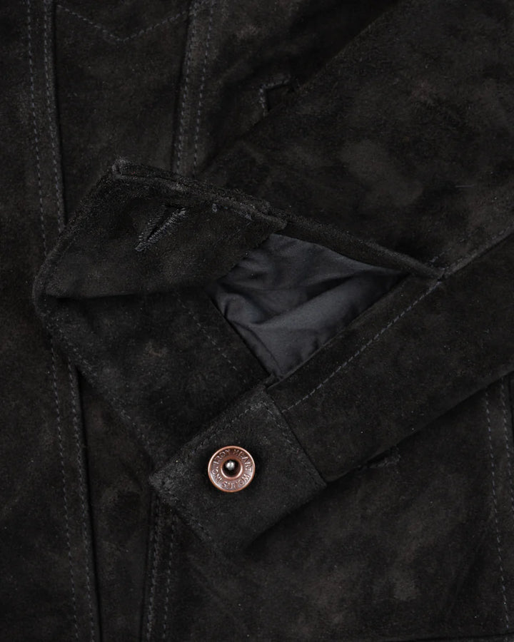 Iron Heart Horsehide Suede Modified Type III Jacket - Black