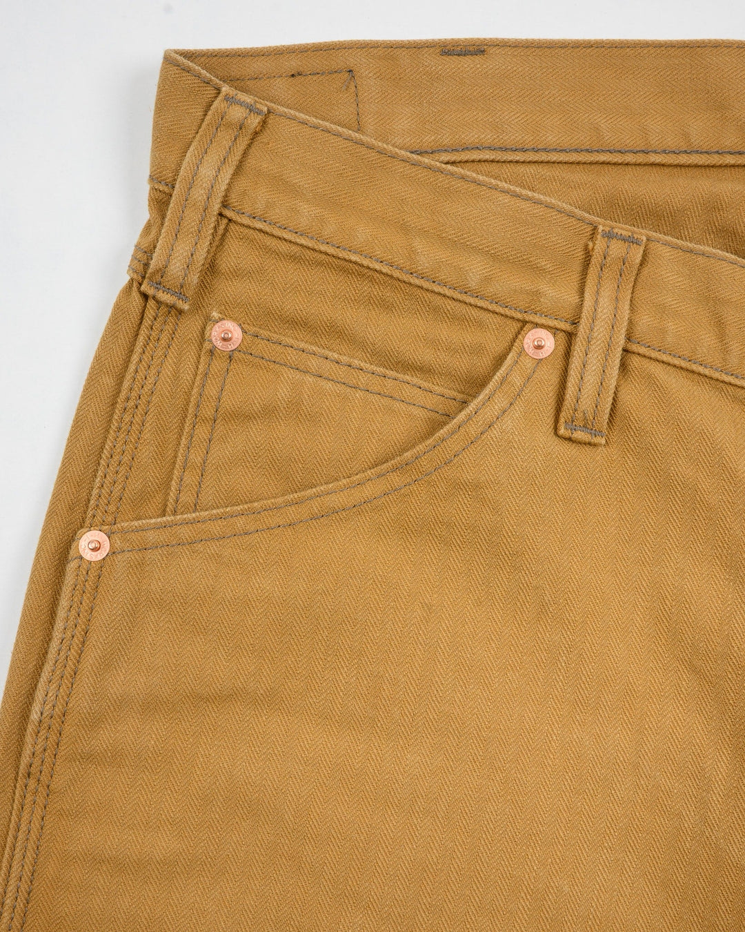 Iron Heart 10oz Herringbone Painter’s Pants - Brown