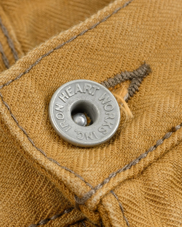 Iron Heart 10oz Herringbone Painter’s Pants - Brown