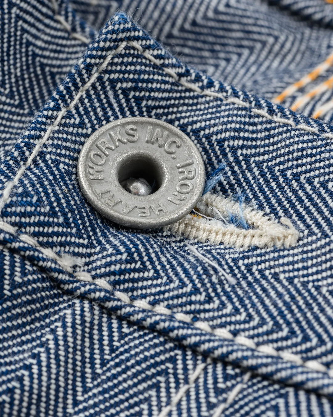 Iron Heart 10.5oz Herringbone Painter’s Pants - Indigo