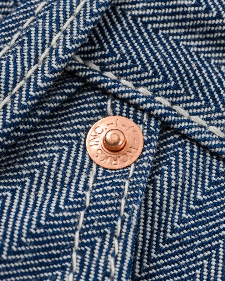 Iron Heart 10.5oz Herringbone Painter’s Pants - Indigo