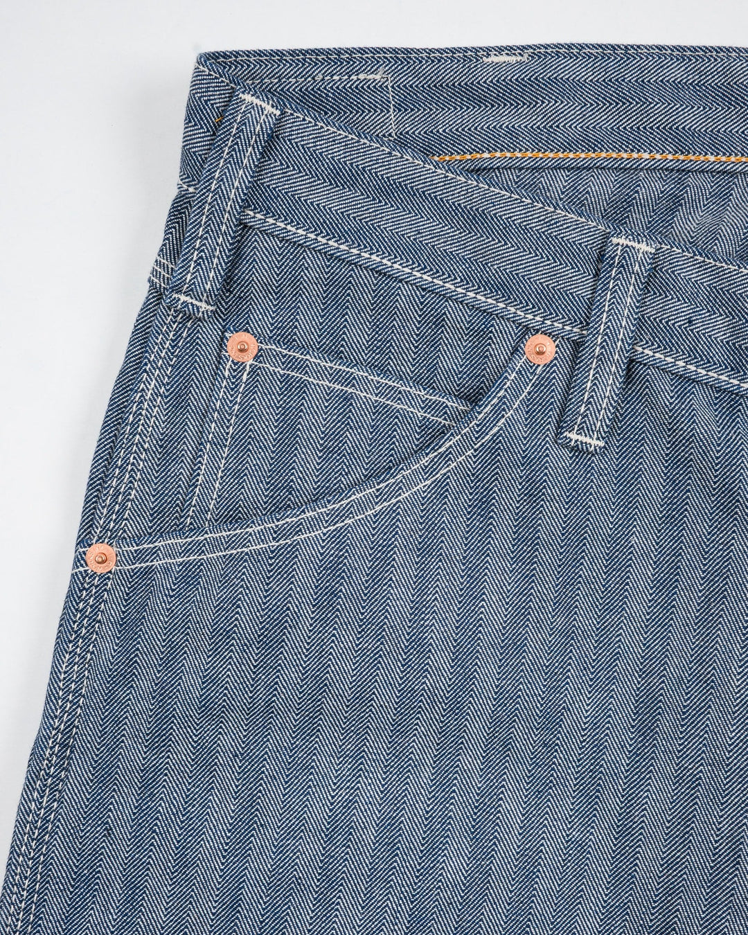 Iron Heart 10.5oz Herringbone Painter’s Pants - Indigo