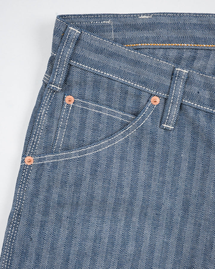 Iron Heart 10.5oz Herringbone Painter’s Pants - Indigo