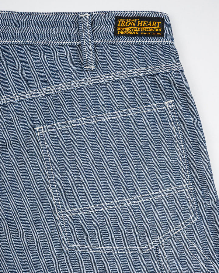 Iron Heart 10.5oz Herringbone Painter’s Pants - Indigo