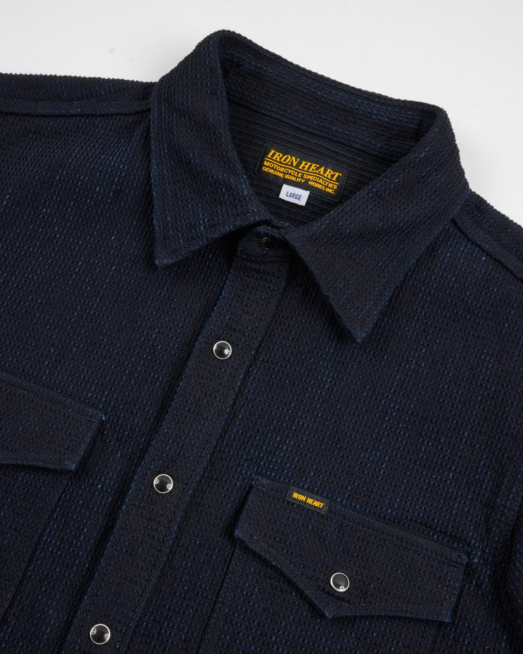 Iron Heart - 13.5oz Dobby Cloth CPO Shirt - Indigo