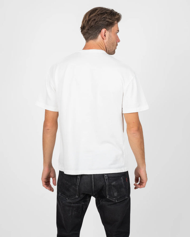Iron Heart UTILITEES 10oz Heavyweight Crew Neck T-Shirt - White