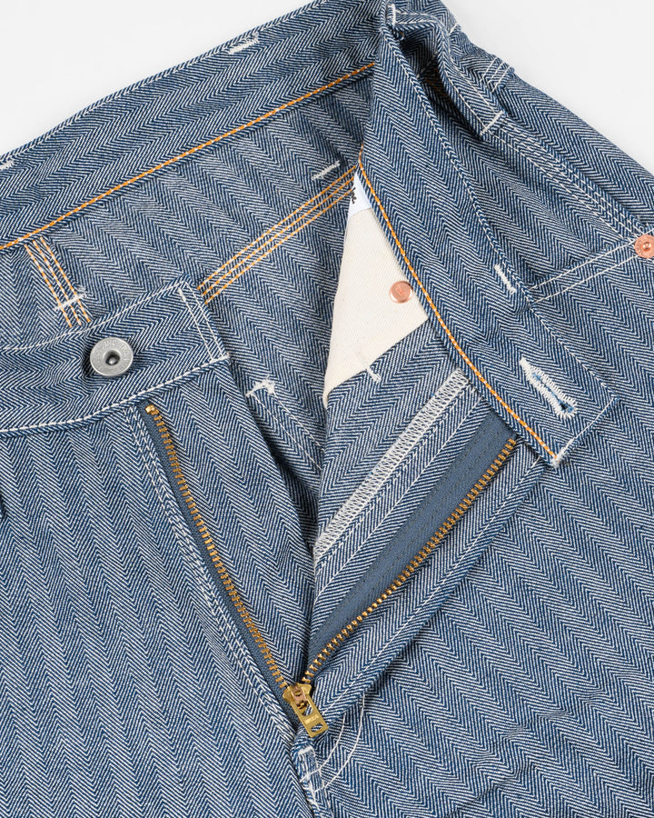 Iron Heart 10.5oz Herringbone Painter’s Pants - Indigo