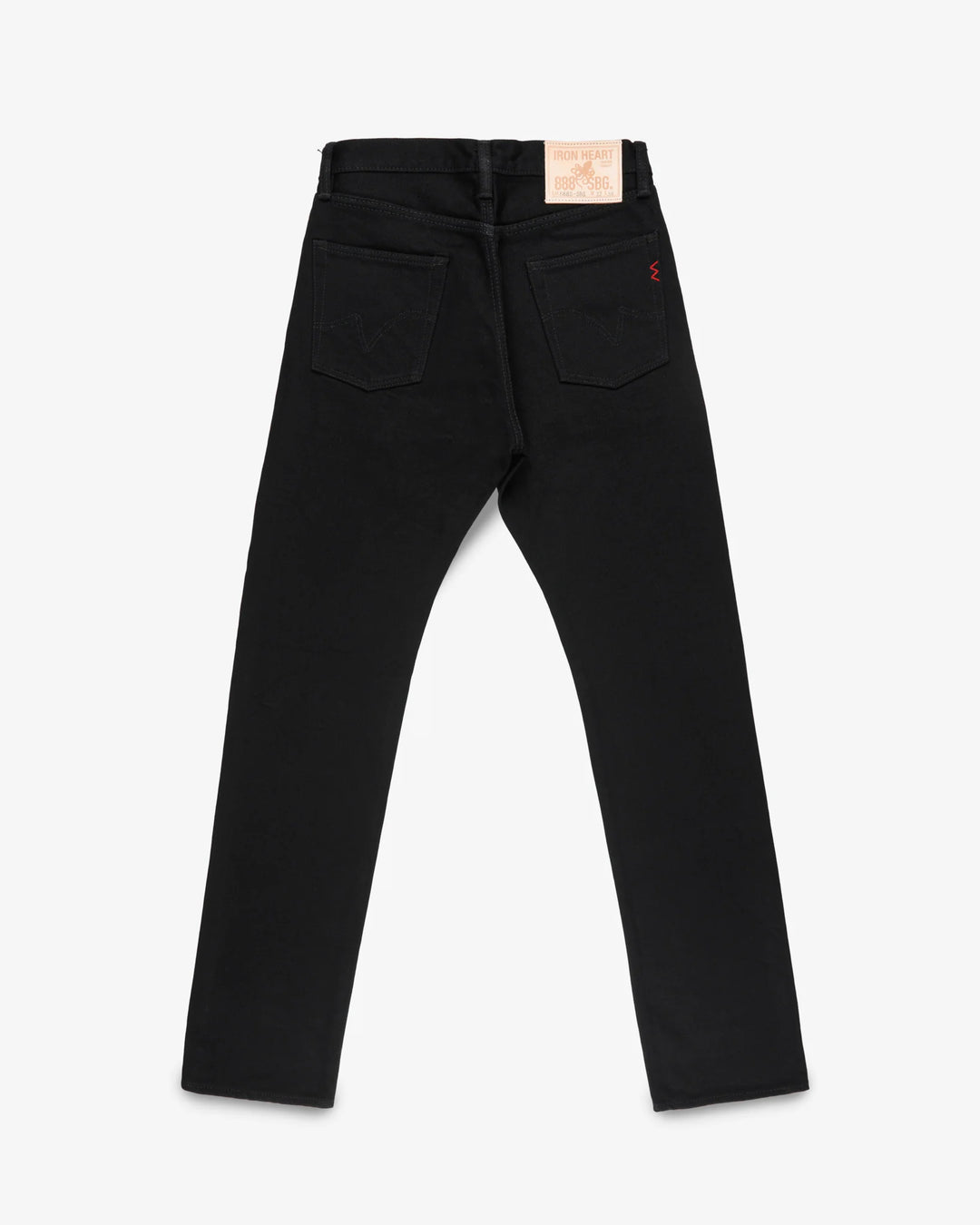 Iron Heart 888S-SBG 21oz Selvedge Denim - Superblack (Fades To Grey)