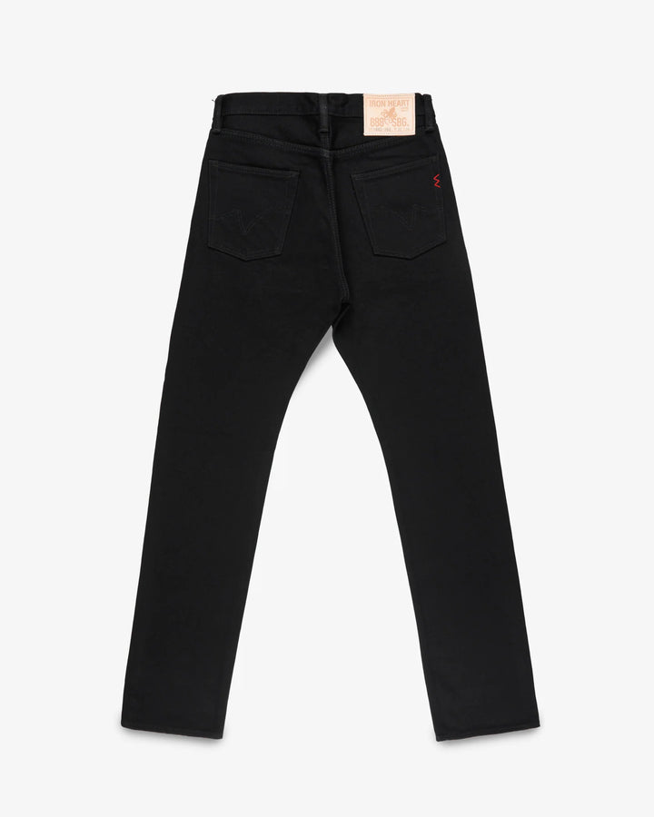 Iron Heart 888S-SBG 21oz Selvedge Denim - Superblack (Fades To Grey)