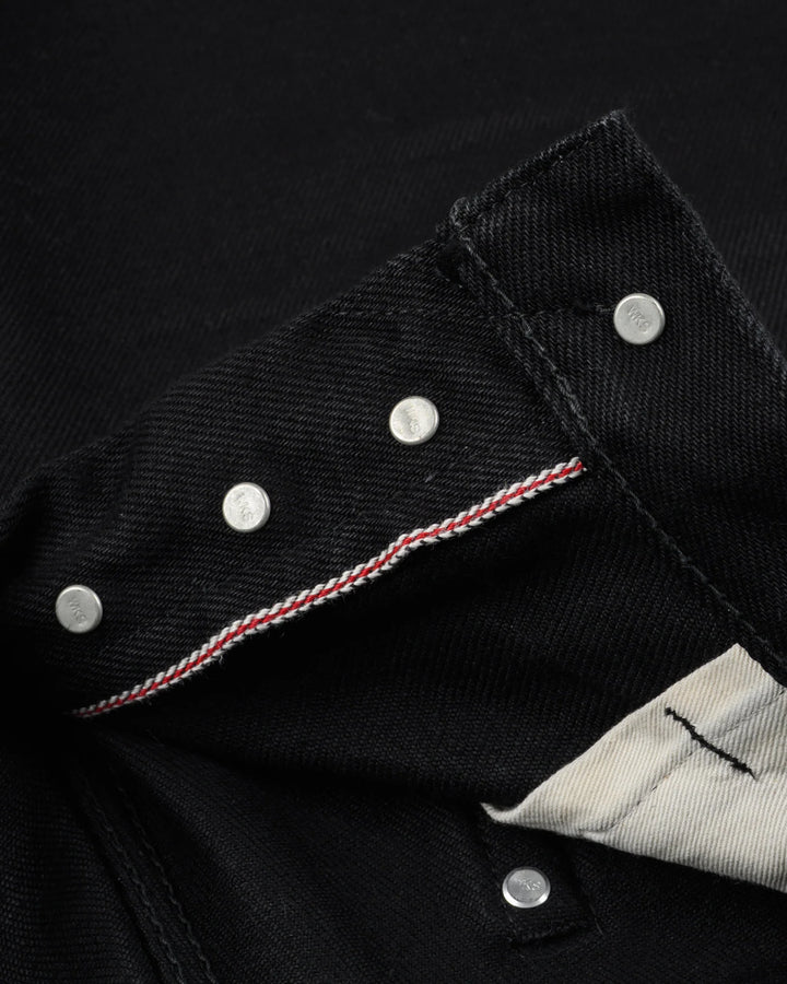 Iron Heart 888S-SBG 21oz Selvedge Denim - Superblack (Fades To Grey)
