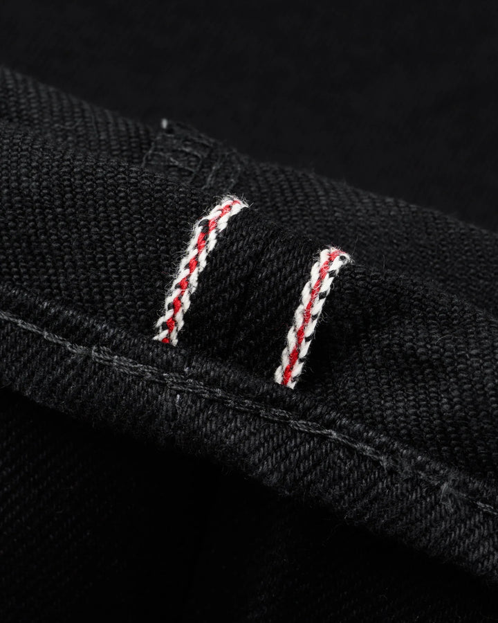 Iron Heart 888S-SBG 21oz Selvedge Denim - Superblack (Fades To Grey)