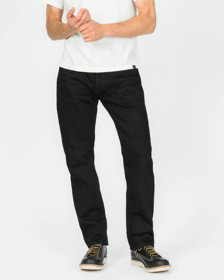 Iron Heart 888S-SBG 21oz Selvedge Denim - Superblack (Fades To Grey)