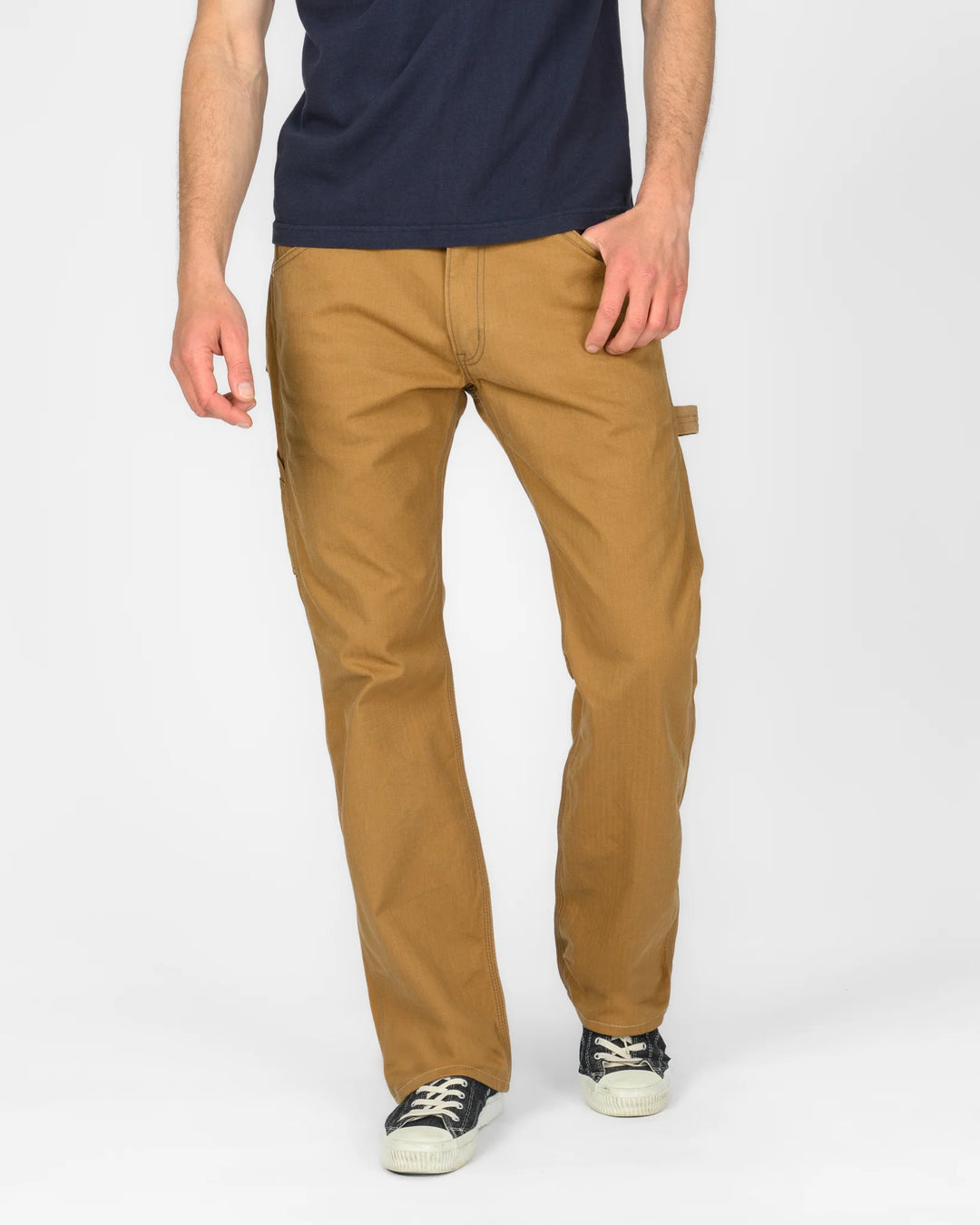Iron Heart 10oz Herringbone Painter’s Pants - Brown