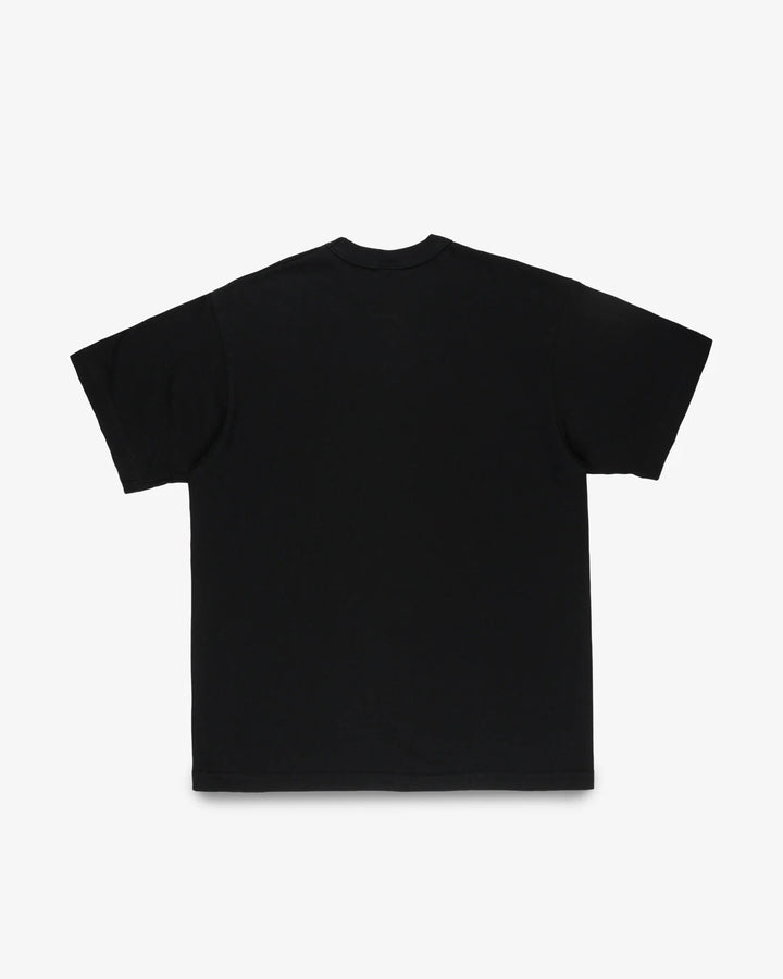 Iron Heart 6.5oz Loopwheel Crew Neck T-Shirt - Black