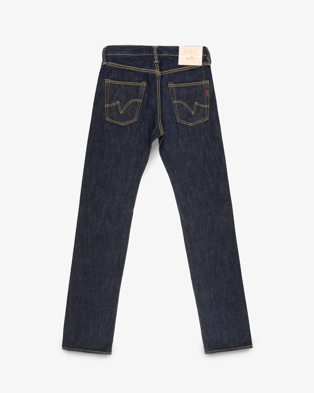 Iron Heart 666S 21oz Selvedge Denim Slim Straight Cut Jeans - Indigo