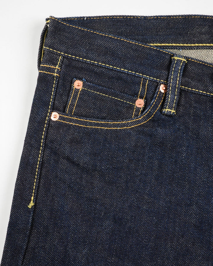 Iron Heart 666S 21oz Selvedge Denim Slim Straight Cut Jeans - Indigo