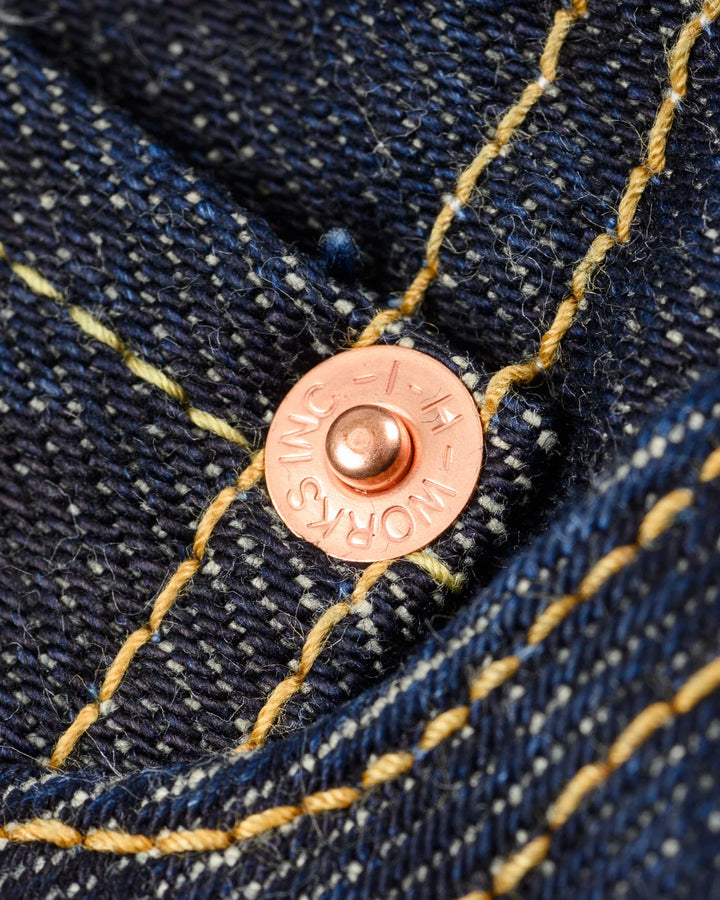 Iron Heart 666S 21oz Selvedge Denim Slim Straight Cut Jeans - Indigo