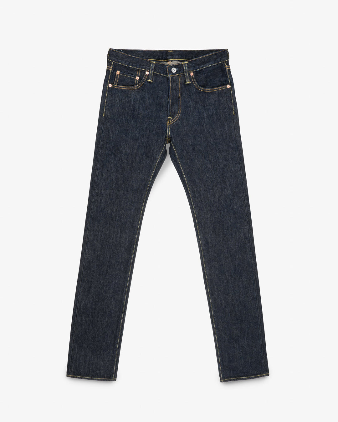 Iron Heart 777S 21oz Selvedge Denim Slim Tapered Cut Jeans - Indigo