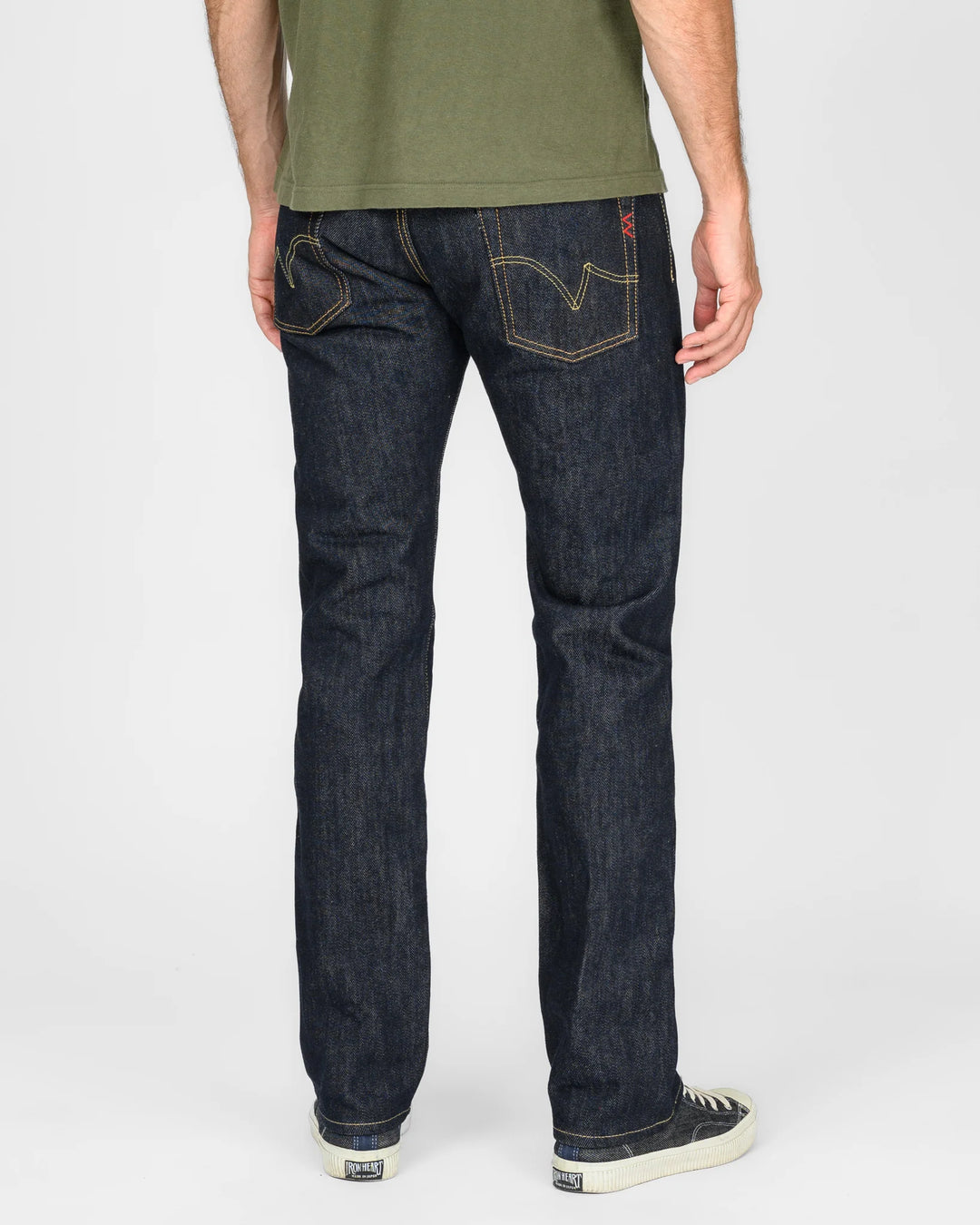 Iron Heart 777S 21oz Selvedge Denim Slim Tapered Cut Jeans - Indigo