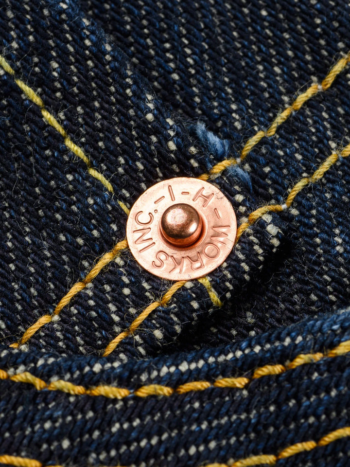 Iron Heart 888 21oz Selvedge Denim Relaxed Tapered Cut Jeans - Indigo