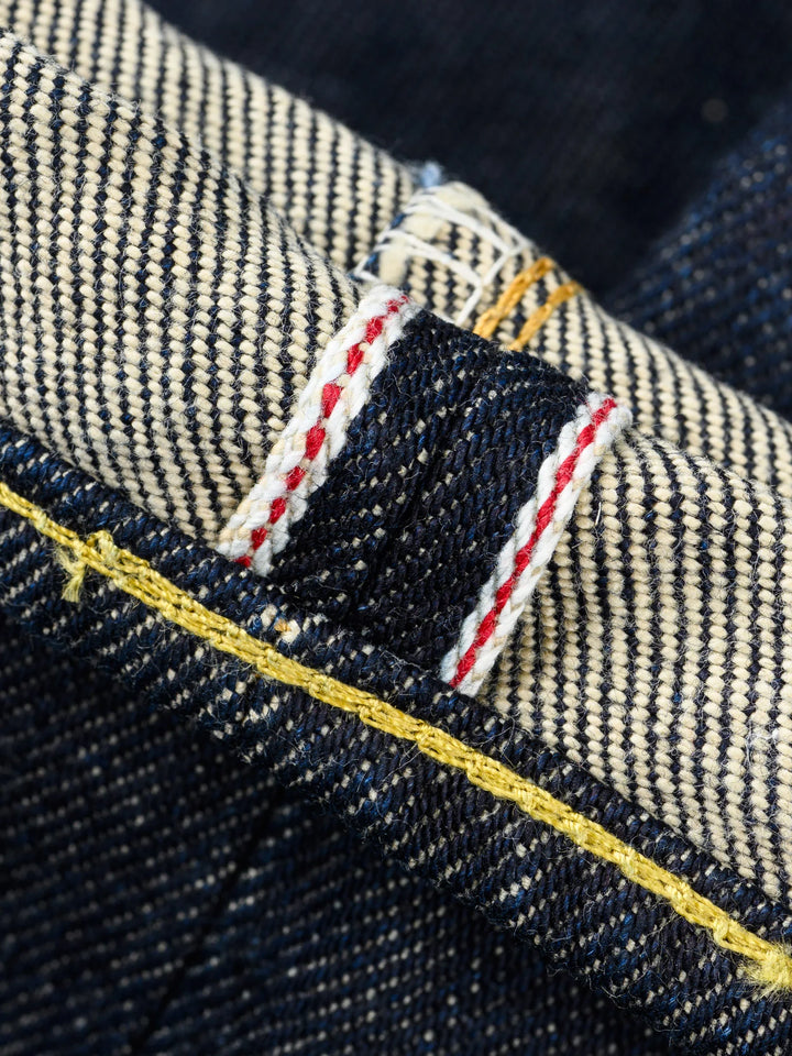 Iron Heart 888 21oz Selvedge Denim Relaxed Tapered Cut Jeans - Indigo