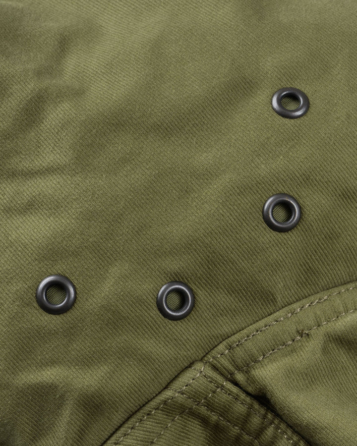 Iron Heart 12oz Whipcord Lightweight N1 Deck Jacket - Olive Drab Green