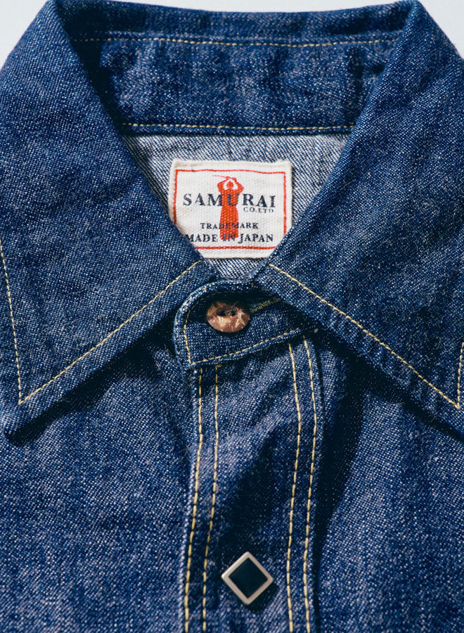 Samurai - SWD-L01 Denim Western Shirt 10oz