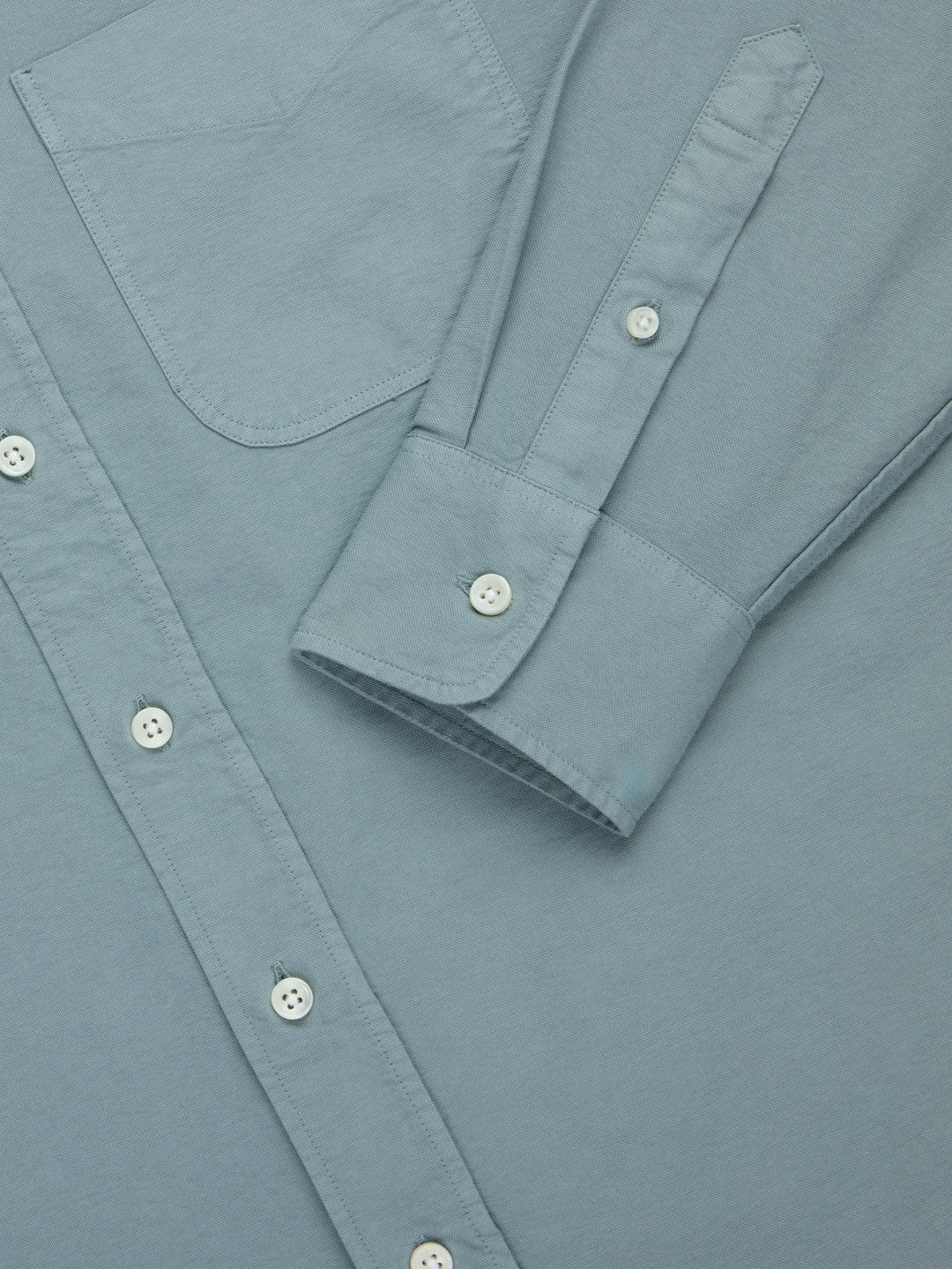 3sixteen Big Oxford - Garment Dyed Eucalyptus