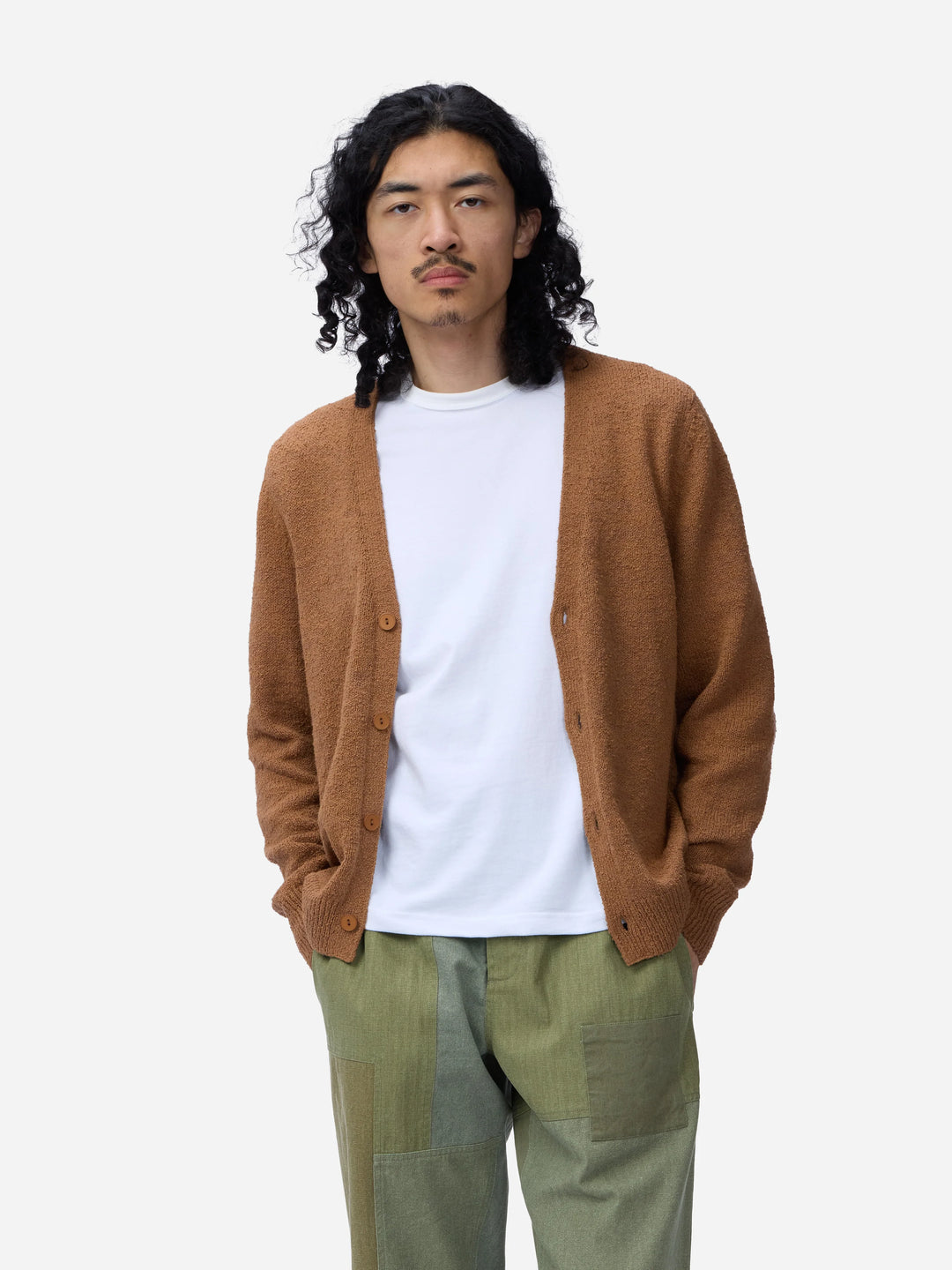 3sixteen Classic Cardigan - Ochre Boucle