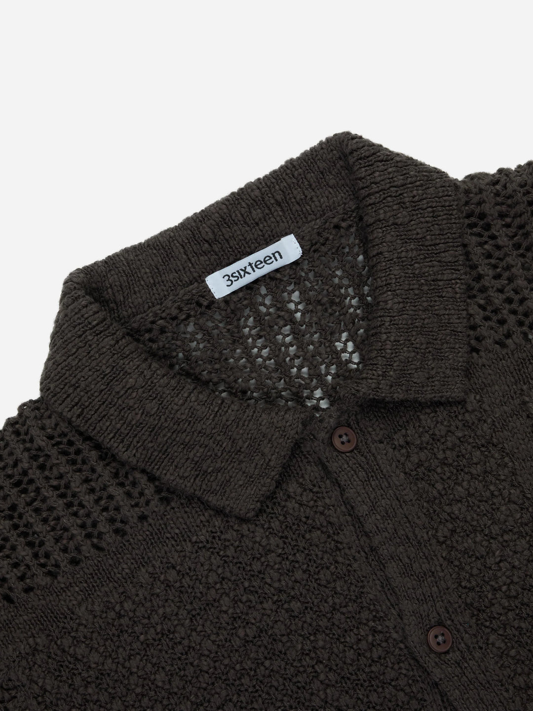 3sixteen Short Sleeve Knit Shirt - Umber De Stijl