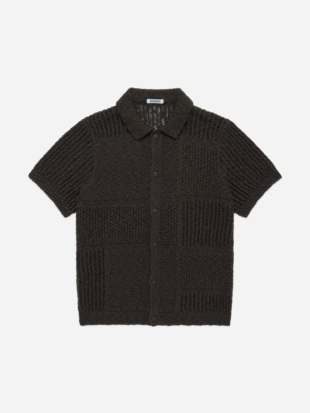 3sixteen Short Sleeve Knit Shirt - Umber De Stijl