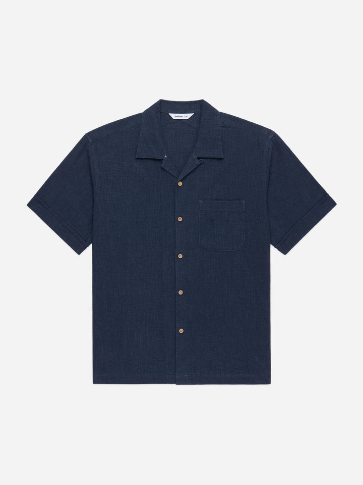 3sixteen Vacation Shirt - Blue Linen