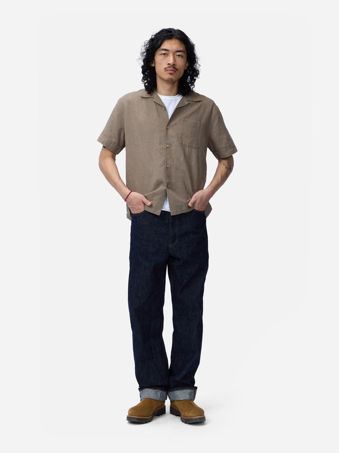3sixteen Vacation Shirt - Almond Linen