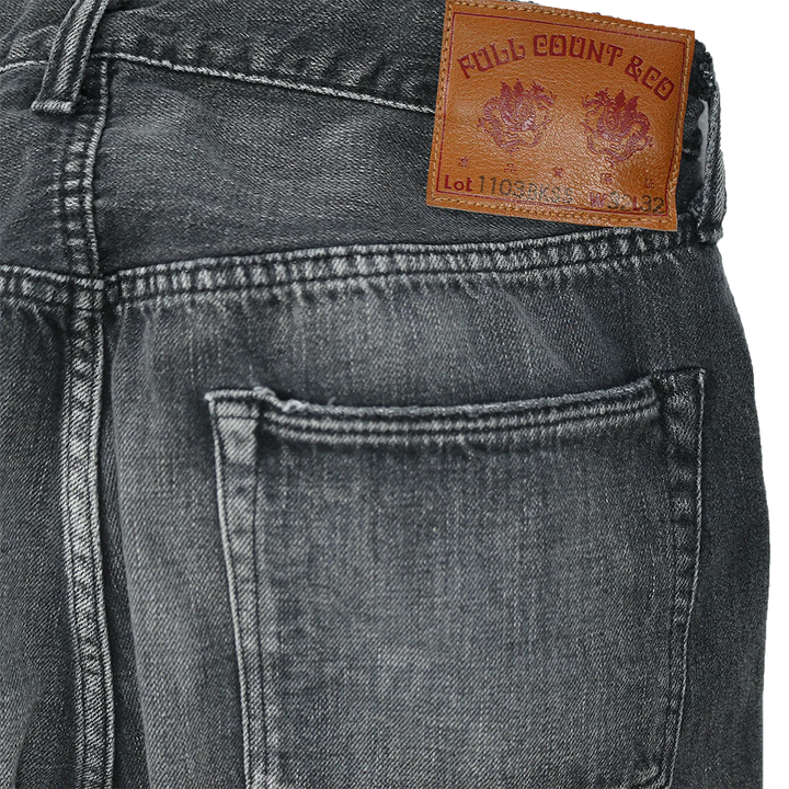 Full Count Clean Straight Denim (Super Smooth) - Black [1103BKSSHW]