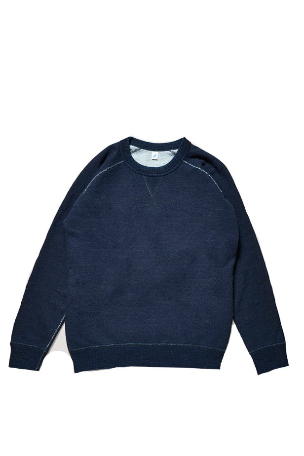 Pure Blue Japan Yarn Dyed Sweatshirt - Indigo [5409-ID]