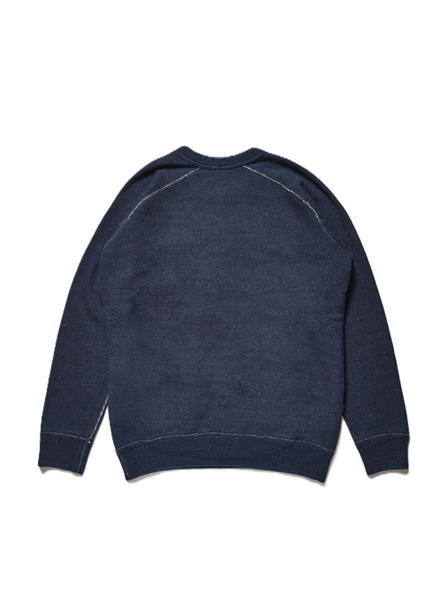 Pure Blue Japan Yarn Dyed Sweatshirt - Indigo [5409-ID]
