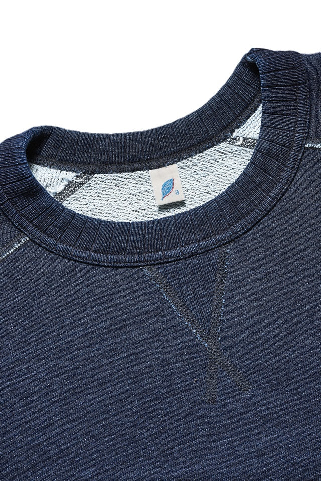 Pure Blue Japan Yarn Dyed Sweatshirt - Indigo [5409-ID]