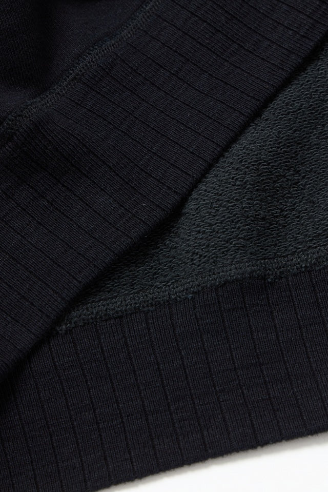 Pure Blue Japan Yarn Dyed Sweatshirt - Indigo + Black [5409-IDBK]