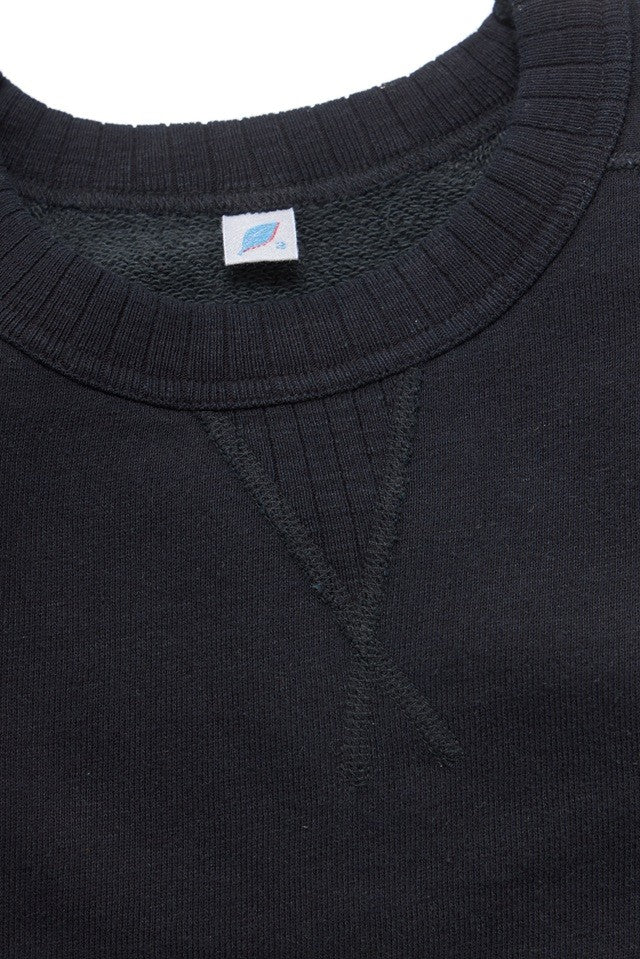 Pure Blue Japan Yarn Dyed Sweatshirt - Indigo + Black [5409-IDBK]