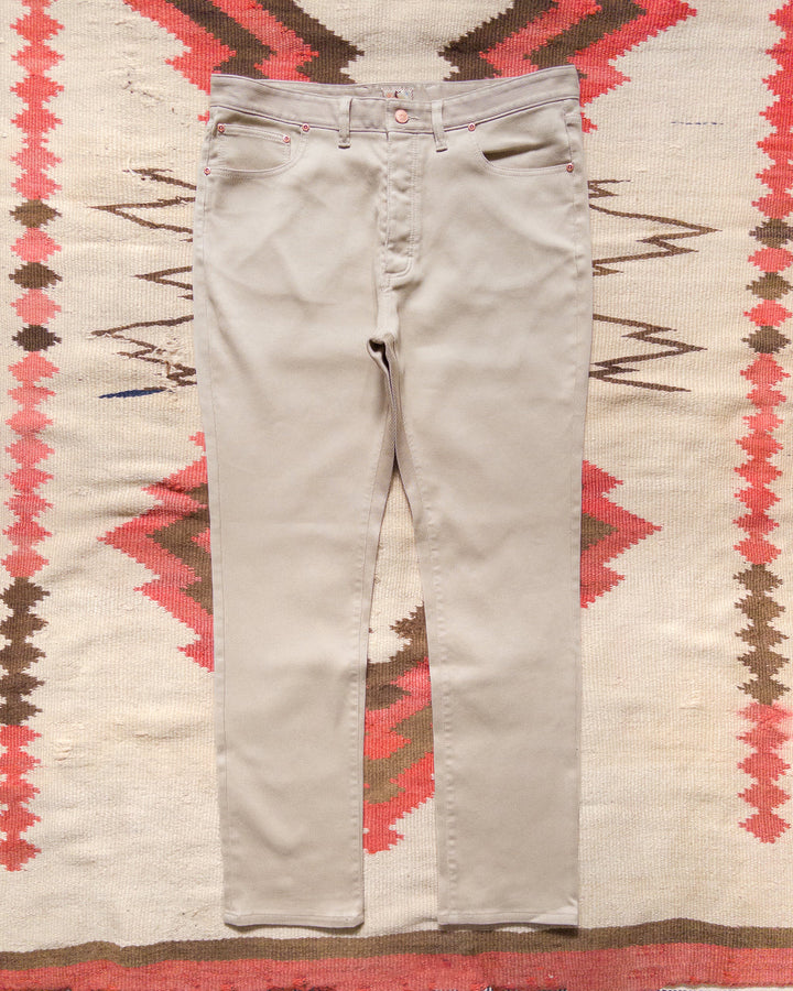 Wythe Bedford Cord Five Pocket Pants - Off White