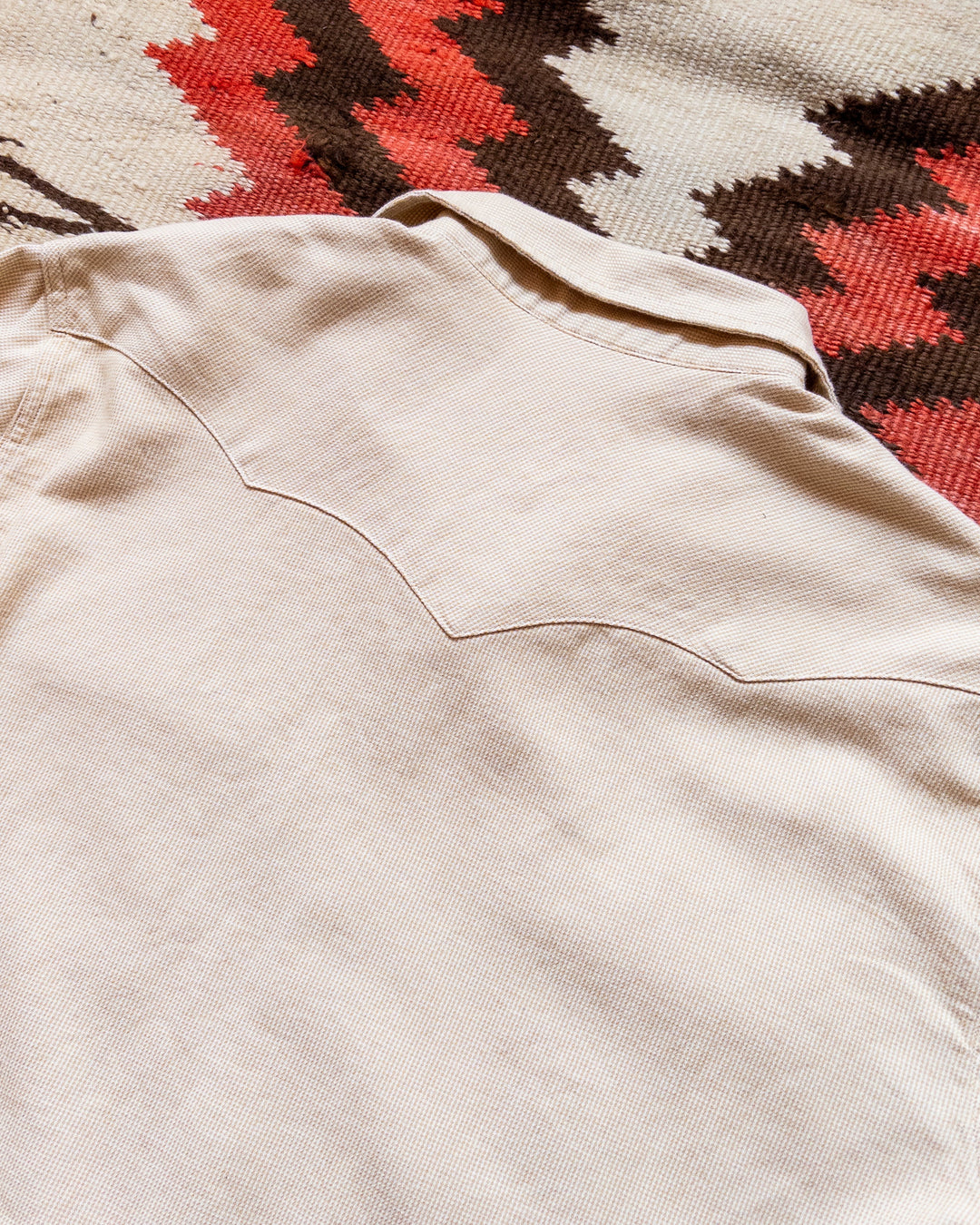 Wythe Vintage Tickweave Pearlsnap Shirt - Butterscotch