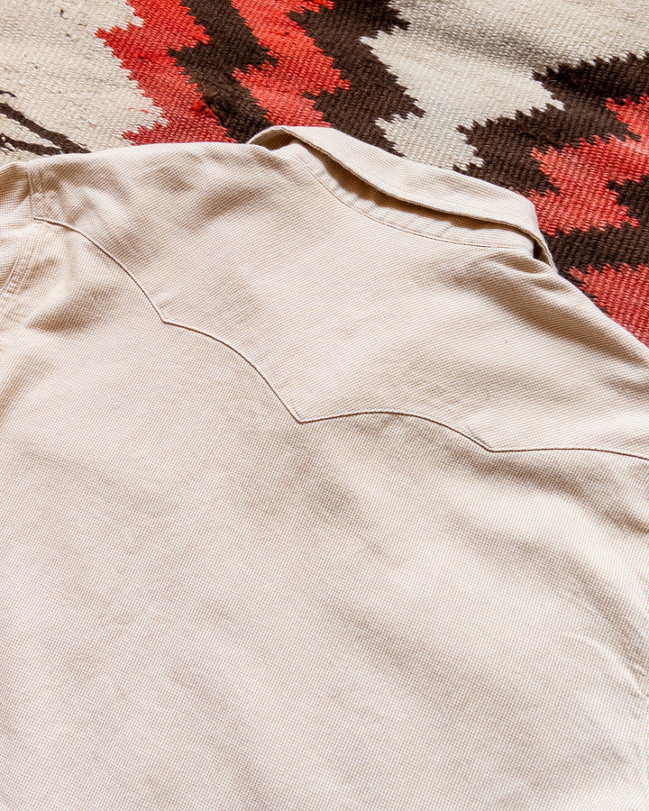 Wythe Vintage Tickweave Pearlsnap Shirt - Butterscotch