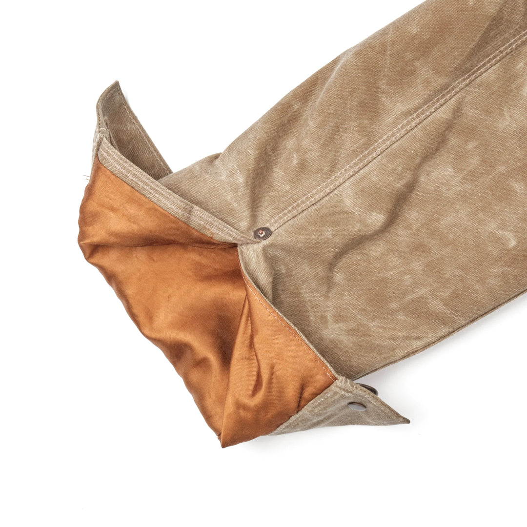 Freenote Cloth Riders Jacket Waxed Canvas - Tobacco Red Interior