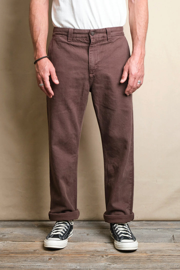 Freenote Cloth Deck Pant 14 Ounce Slub - Bark