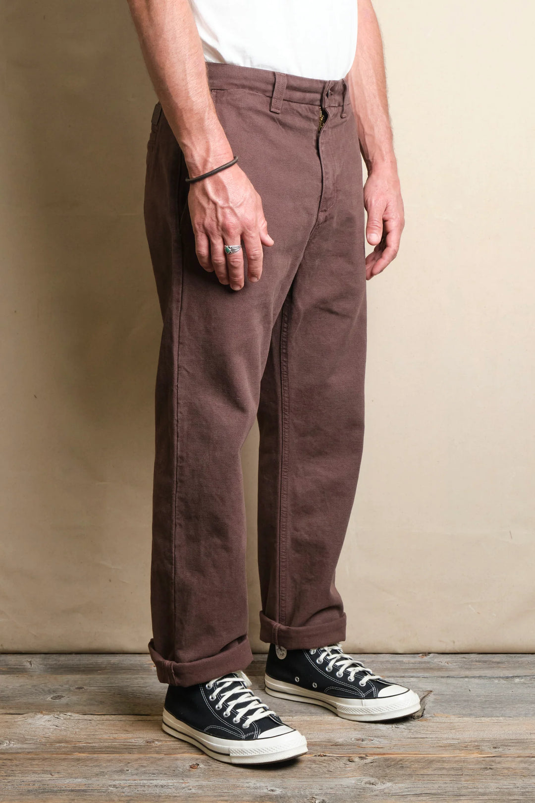 Freenote Cloth Deck Pant 14 Ounce Slub - Bark