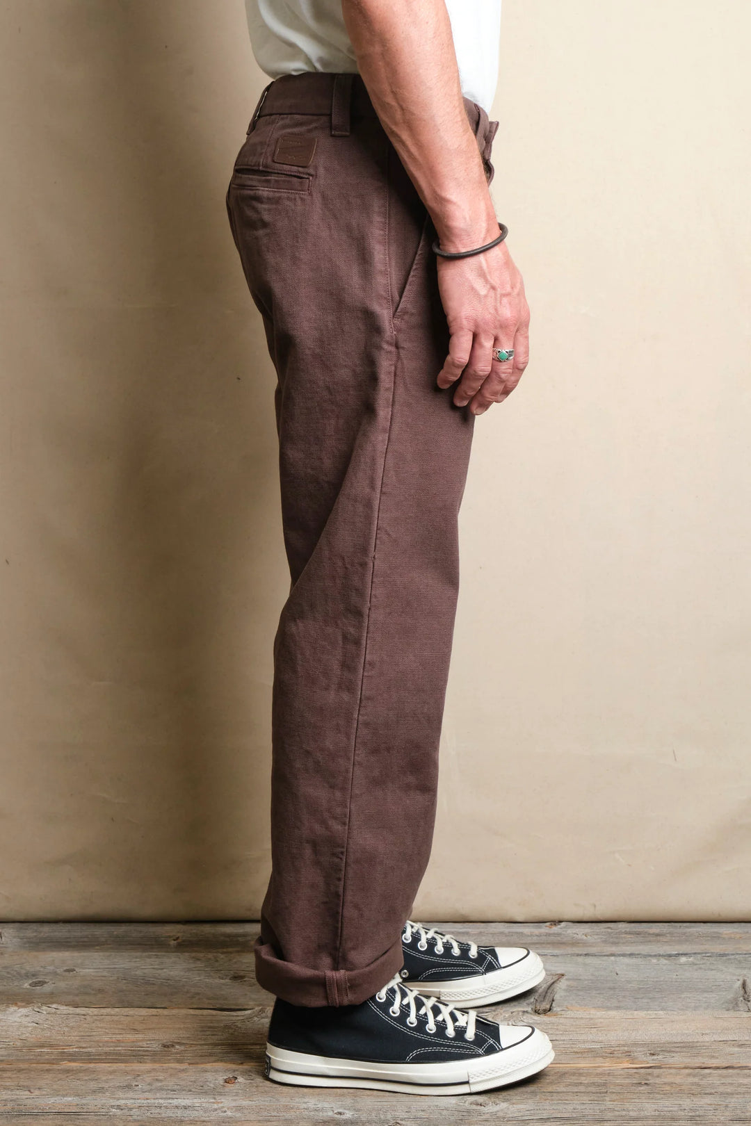 Freenote Cloth Deck Pant 14 Ounce Slub - Bark